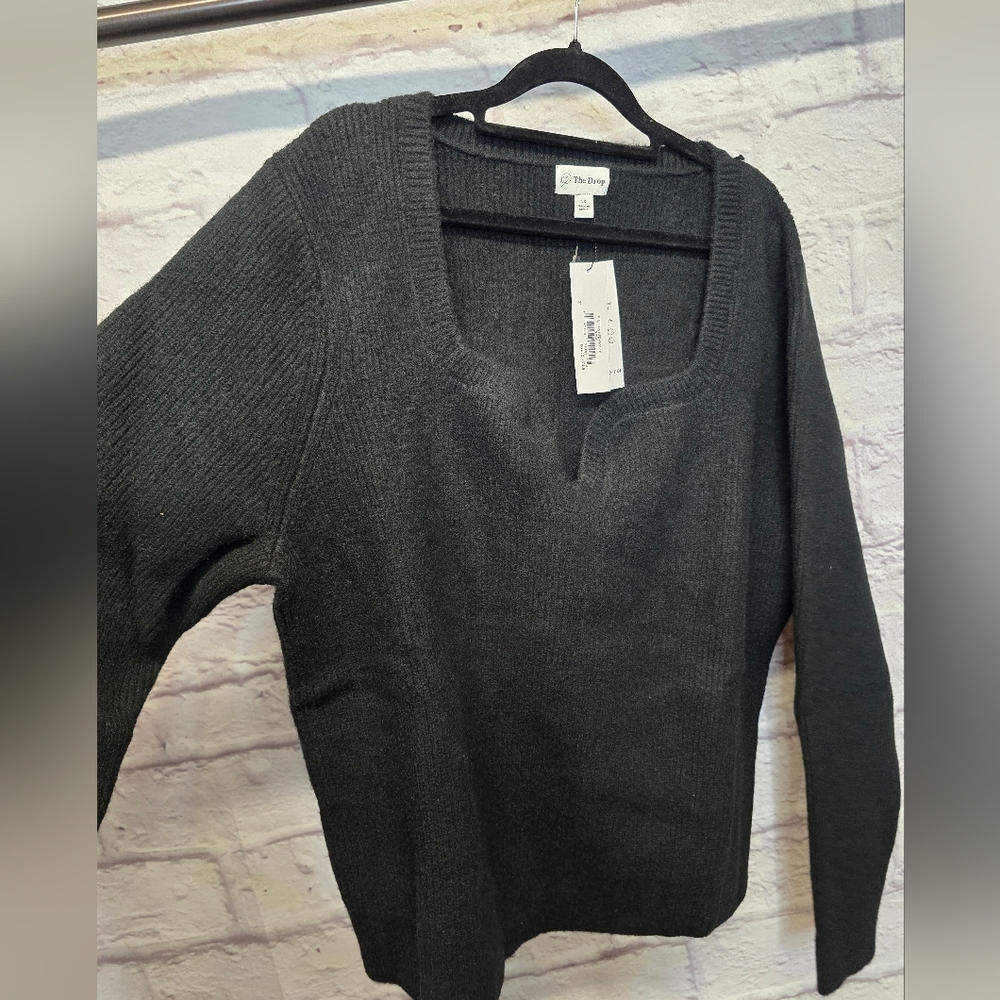 NWT The Drop Women's Preston Ribbed Sweetheart Sweater 3X - Picture 5 of 7